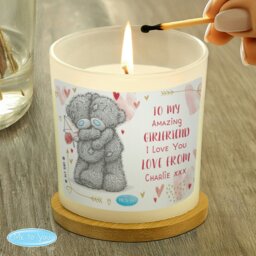 Rackhams Personalised Me To You Love Forever Scented Jar Candle - thumbnail 4