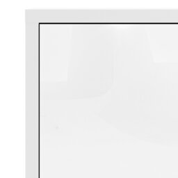 Rackhams Prima Bookcase 2 Shelves with 2 Doors in White - White - Wood - 1 - thumbnail 5