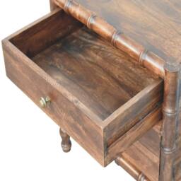 Rackhams Bamboo Frame Nightstand in Roasted Almond - thumbnail 6