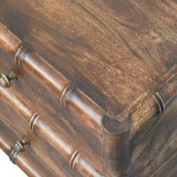Rackhams Bamboo Frame Nightstand in Roasted Almond - thumbnail 5