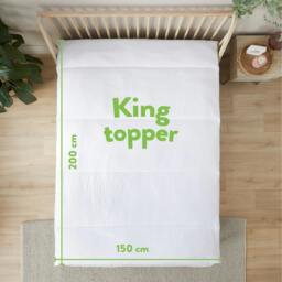 Rackhams Sleep Soundly Anti Allergy Mattress Topper - King - thumbnail 1