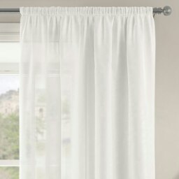Rackhams Riva Slot Top Voile Panel - 150cm x 122cm - Black - thumbnail 2