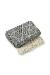 "Rackhams Zahra Black Throw - 50x60""" - thumbnail 2