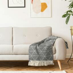 "Rackhams Zahra Black Throw - 50x60""" - thumbnail 3