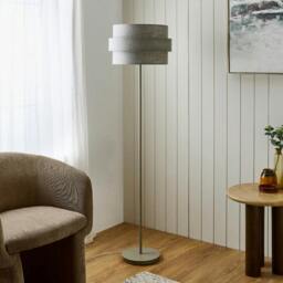 Rackhams Buxton Light Grey Floor Lamp - thumbnail 3