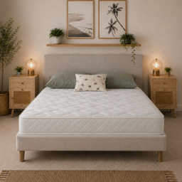 Rackhams Essentials Jump n Tac Hybrid Mattress - 19cm Deep, Soft Feel - White - 1 - 4ft Small Double Mattress (120cm x 190cm) - thumbnail 6