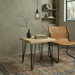 Rackhams Classic Side Table - W60xL60cm - Beech - thumbnail 2