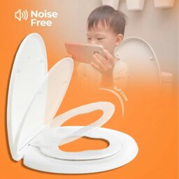 Rackhams 2-in-1 Family Toilet Seat Soft Close - thumbnail 5