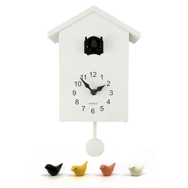 Rackhams WC2088 - White Cuckoo Clock - Black Window - image 1