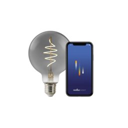 Rackhams Smart E27 - G95 - 1800 Kelvin - 100 Lumen - Light Bulb - Smoked - 0 - Glass - 1