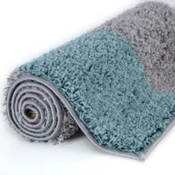 Rackhams Myshaggy Geometric Duck Egg Blue Rug - 160X230 cm - thumbnail 4