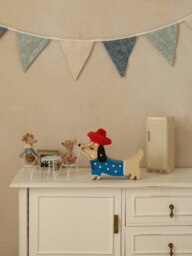 Rackhams Puppy Mini Lamp in Blue (23x14x5 cm) - Blue - One size - thumbnail 2