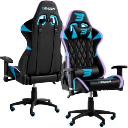 Rackhams Venom Elite Esports PC Gaming Chair with RGB - White - PU - thumbnail 3