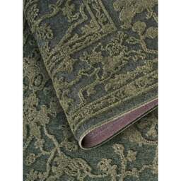 Rackhams Ambroise Short Pile Green Rug - 200X290 cm - thumbnail 5