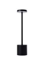 Rackhams Industrial-Style Rechargeable Dimmable Table Lamp Night Light - Black - One Size - thumbnail 5