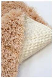 Rackhams Soft Washable Beige Shaggy Rug - SA-02 - 67X180 cm - thumbnail 4