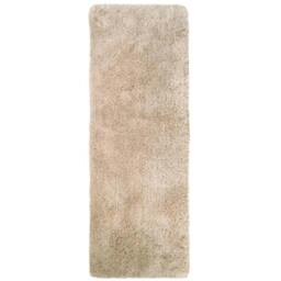 Rackhams Soft Washable Beige Shaggy Rug - SA-02 - 67X180 cm