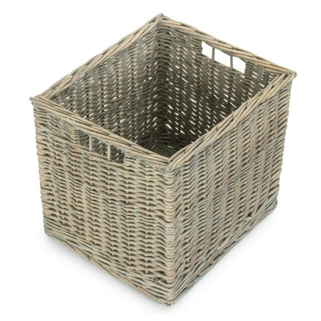 Rackhams Antique Wash Wicker Storage Basket - image 1
