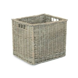 Rackhams Antique Wash Wicker Storage Basket - thumbnail 2
