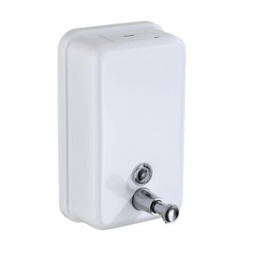Rackhams Pro-Washroom Manual Pump Soap Dispenser WHITE Wall Mounted Large Commercial 1L