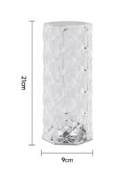 Rackhams 16-Colour RGB Touch Sensor Night Light - Clear - One Size - thumbnail 6