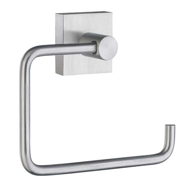 Rackhams Brushed Chrome Toilet Roll Holder
