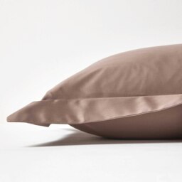 Rackhams Organic 400 TC Egyptian Cotton Sateen Oxford Pillowcase, Standard Size - Cream - thumbnail 3
