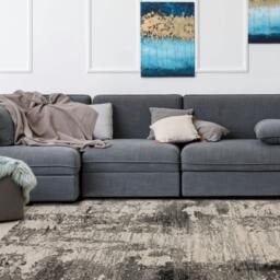 Rackhams Nova NV37 Mirage Charcoal Rug - 160x230cm - thumbnail 2