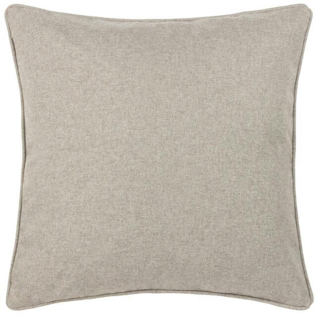 Rackhams Dawn Piping Detail Textured Cushion Cover - Grey - 45cm x 45cm - Grey - 100% Polyester - image 1