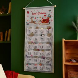 Rackhams Personalised Santa Sleigh Advent Calendar - Grey - thumbnail 5