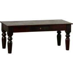 Rackhams Jinita Dark Wood Coffee Table with Drawer - thumbnail 5