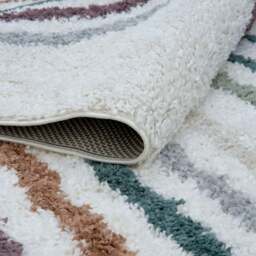 Rackhams Moodi Shaggy Multicolour Raincat Rug - 160X230 cm - thumbnail 4