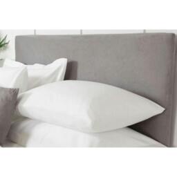 Rackhams Faux Suede Headboard Cover - Charcoal - Single - Charcoal - 90% Polyester/10% Spandex