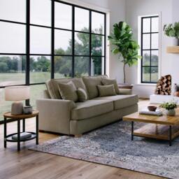 Rackhams Harrogate Medium Sofa - Stone - thumbnail 6