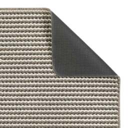 Rackhams Twist Stripe Washable Mat and Runner Beige - 67X100 cm - thumbnail 3
