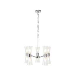 Rackhams HERRERA 10 LIGHT POLISHED CHROME PENDANT CEILING LIGHT - thumbnail 4