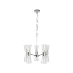 Rackhams HERRERA 10 LIGHT POLISHED CHROME PENDANT CEILING LIGHT - thumbnail 2