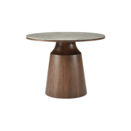 Rackhams Willow Circular Dining Table - Timber Tobacco - Timber Tobacco