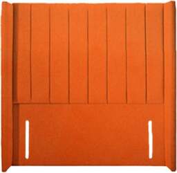 Rackhams Poppy Kingsize Headboard - Pumpkin Orange - Pumpkin orange - thumbnail 3