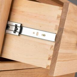 Rackhams Edward Hopper Chest of Drawers with 4 Drawers. Assembled Wooden Storage - White - thumbnail 6