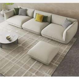 Rackhams TOFU Agnes Three Seater Sofa, Modular Sofa, Suede - Off-White - Three Seater 365cm - thumbnail 6