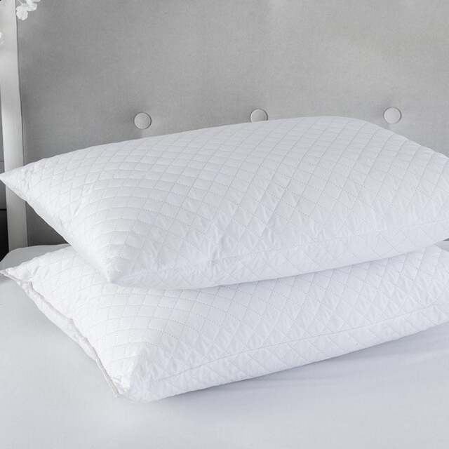 Rackhams Quilted Soft Touch Microfibre Pillows - image 1