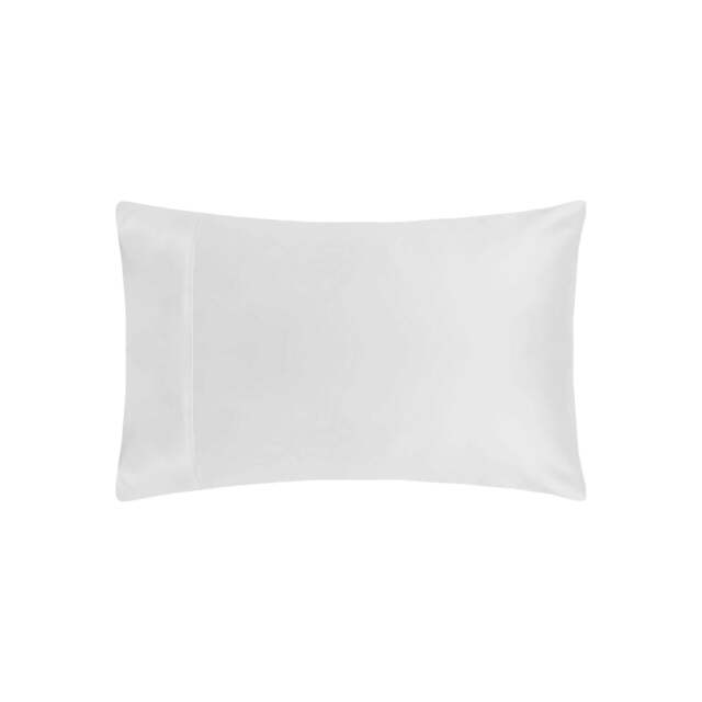 Rackhams Pima Cotton 450 Thread Count Housewife Pillowcase - White - One Size - White - 100% Cotton - image 1