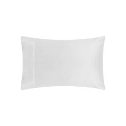 Rackhams Pima Cotton 450 Thread Count Housewife Pillowcase - White - One Size - White - 100% Cotton - thumbnail 2
