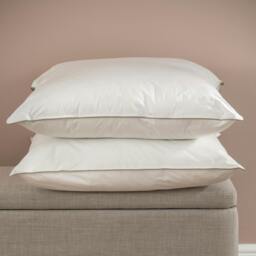 Rackhams Soft as Down Pillows - Medium/Firm - Square - Pair - thumbnail 1