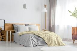 Rackhams Lush Faux Rabbit Fur Throw - Cream - 127x152cm - thumbnail 2