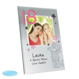 Rackhams Personalised Me To You Sparkle & Shine 4x4 Glitter Glass Photo Frame - thumbnail 2