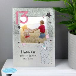 Rackhams Personalised Me To You Sparkle & Shine 4x4 Glitter Glass Photo Frame - thumbnail 4