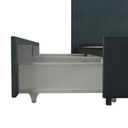 Rackhams Kelly Bed with Storage Fabric Navy - Double - thumbnail 5