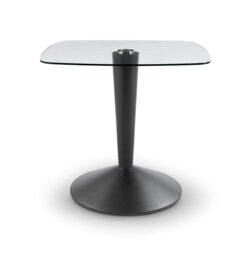 Rackhams Iona Small Square Dining Tables - Brass Brushed - Brass Brushed - Brown Marble - thumbnail 2